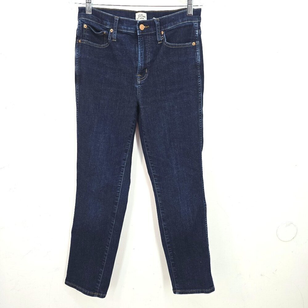 J. Crew Vintage Straight Dark Indigo Denim Women's Size 29